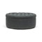 Baxton Studio Iglehart Gray Linen Modern Tufted Ottoman 96-4845 - alternate 1